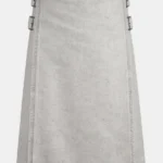 White Wool Kilt